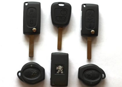 Видове ключове Peugeot